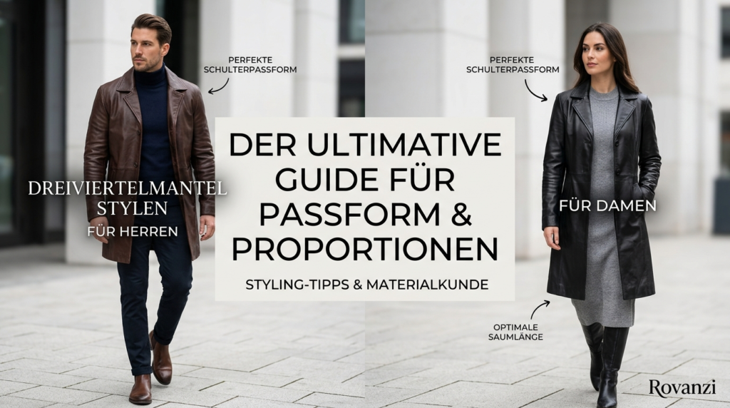 Dreiviertelmantel stylen