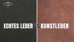 Echtes Leder vs Kunstleder Vergleich bei Rovanzi Lederjacken